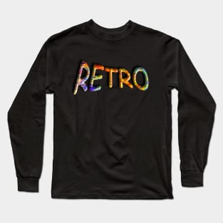Psychedelic Retro Long Sleeve T-Shirt
